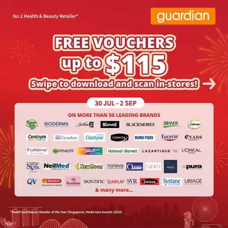 Guardian catalogue in Singapore | Guardian promotion | 2026-07-30T00:00:00.000Z - 2026-09-02T00:00:00.000Z