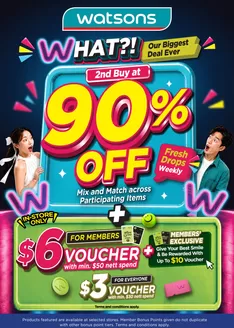 Watsons catalogue | Watsons promotion | 2026-09-01T00:00:00.000Z - 2026-09-15T00:00:00.000Z