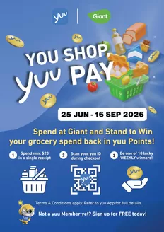 Giant catalogue in Singapore | You Shop, yuu Pay! | 2026-06-25T00:00:00.000Z - 2026-09-16T00:00:00.000Z
