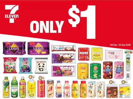 7 Eleven catalogue in Singapore | $1 Deals | 2026-09-09T00:00:00.000Z - 2026-09-22T00:00:00.000Z