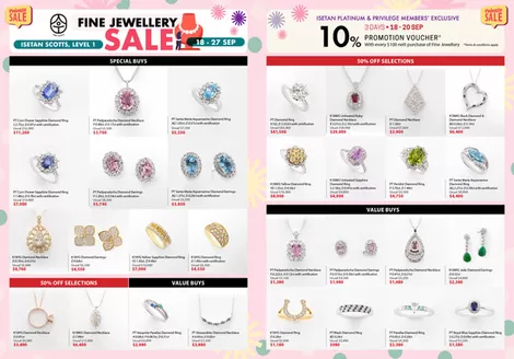 Isetan catalogue | M17 Private Sale Fine Jewellery | 2026-09-18T00:00:00.000Z - 2026-09-20T00:00:00.000Z