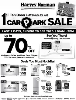 Harvey Norman catalogue | Exclusive deals for our customers | 2026-09-19T00:00:00.000Z - 2026-09-20T00:00:00.000Z