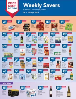 FairPrice catalogue in Singapore | Price Drop Buy Now - Weekly Savers | 2026-09-24T00:00:00.000Z - 2026-09-30T00:00:00.000Z