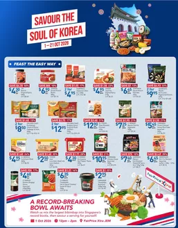 FairPrice catalogue in Singapore | FairPrice Korea Fair | 2026-10-01T00:00:00.000Z - 2026-10-21T00:00:00.000Z