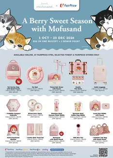 FairPrice catalogue in Singapore | A Berry Sweet Season With Mofusand Loyalty Programme | 2026-10-01T00:00:00.000Z - 2026-12-23T00:00:00.000Z