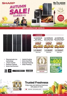 Sharp catalogue | Exclusive deals for our customers | 2026-10-09T00:00:00.000Z - 2026-11-30T00:00:00.000Z