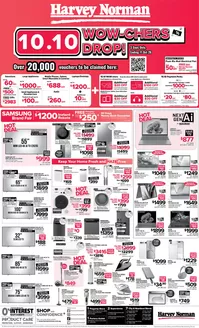 Harvey Norman catalogue | Straits Times 10 October 10.10 WOW-chers Drop | 2026-10-09T00:00:00.000Z - 2026-10-11T00:00:00.000Z