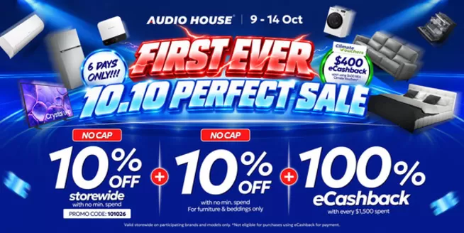 Audio House catalogue | Exclusive deals and bargains | 2026-10-09T00:00:00.000Z - 2026-10-14T00:00:00.000Z