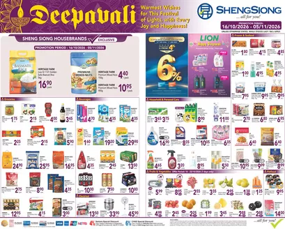 Sheng Siong catalogue in Singapore | Deepavali Promotion | 2026-10-16T00:00:00.000Z - 2026-11-05T00:00:00.000Z