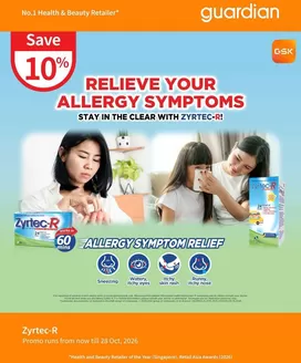 Guardian catalogue in Singapore | Great offer for bargain hunters | 2026-10-16T00:00:00.000Z - 2026-10-28T00:00:00.000Z