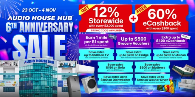 Audio House catalogue | Current special promotions | 2026-10-23T00:00:00.000Z - 2026-11-04T00:00:00.000Z