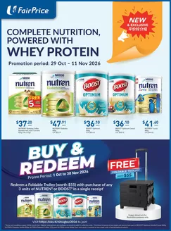 FairPrice catalogue | Complete Nutrition Powered With Whey Protein | 2026-10-29T00:00:00.000Z - 2026-11-11T00:00:00.000Z