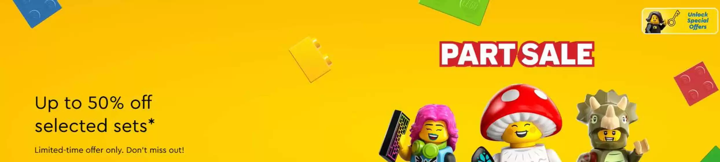 Lego catalogue in Dalma Island | Up To 50% Off Selected Sets. Part Sale | 2025-12-31T00:00:00.000Z - 2026-01-20T00:00:00.000Z