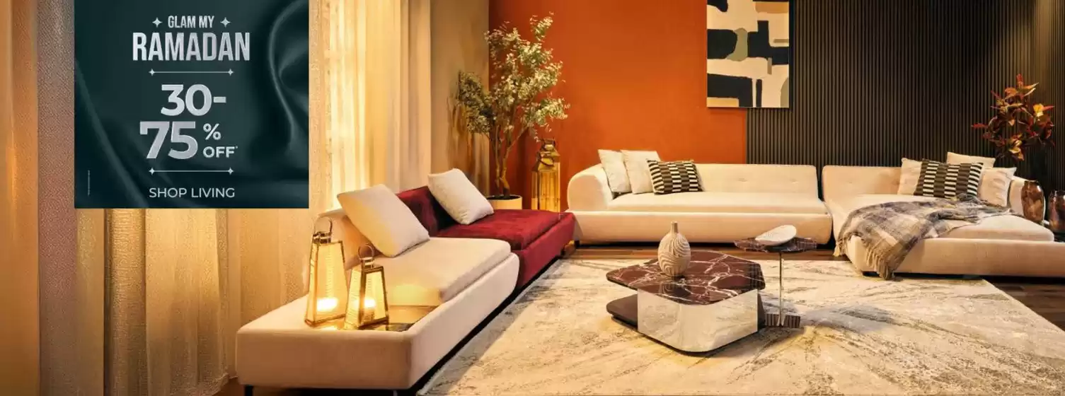 Homes R Us catalogue in Dalma Island | Glam My Ramadan 30-75% Off | 2026-01-16T00:00:00.000Z - 2026-01-23T00:00:00.000Z