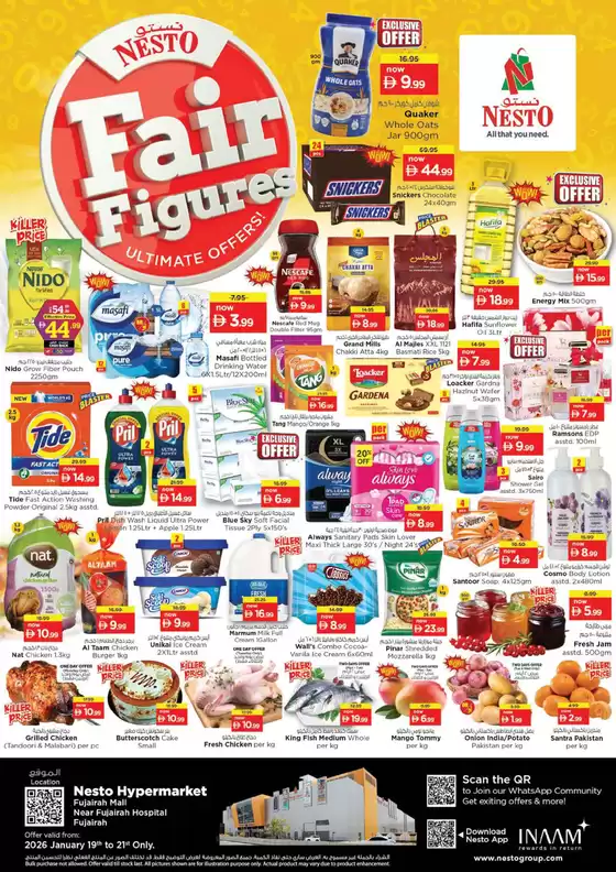 Nesto catalogue | Fair Figures At Nesto Hypermarket Fujairah Mall | 2026-01-19T00:00:00.000Z - 2026-01-22T00:00:00.000Z