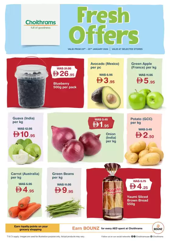 Choitrams catalogue in Sharjah | Fresh Offers | 2026-01-23T00:00:00.000Z - 2026-01-25T00:00:00.000Z