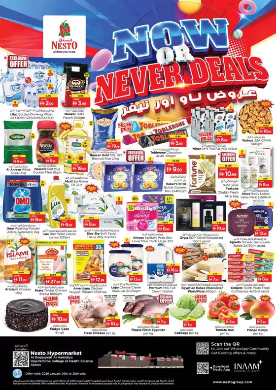 Nesto catalogue in Dubai | Current bargains and offers | 2026-01-26T00:00:00.000Z - 2026-01-28T00:00:00.000Z