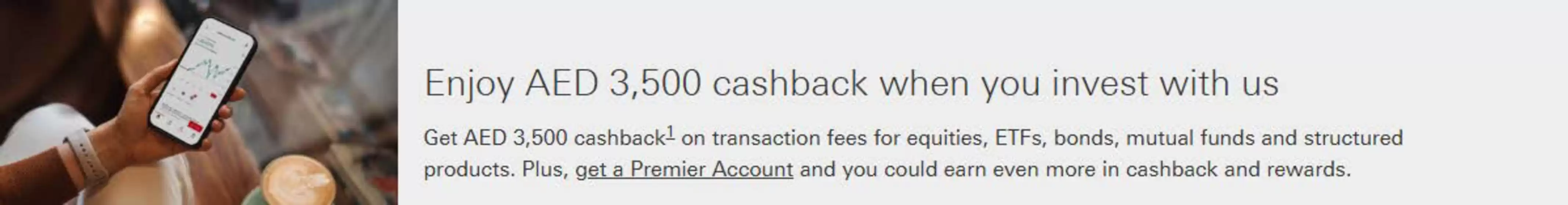 HSBC catalogue in Sharjah | Enjoy Aed 3,500 Cashback When You Invest With Us | 2026-01-27T00:00:00.000Z - 2026-04-30T00:00:00.000Z