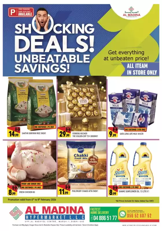 Al Madina catalogue in Ruwais | Top offers for all bargain hunters | 2026-02-06T00:00:00.000Z - 2026-02-08T00:00:00.000Z