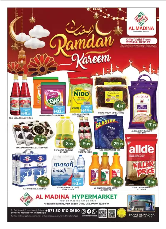 Al Madina catalogue | Exclusive bargains | 2026-02-21T00:00:00.000Z - 2026-02-22T00:00:00.000Z
