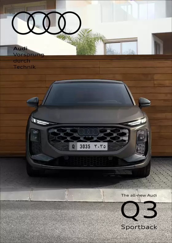 Audi catalogue in Mleiha | Q3 sportback | 2026-02-28T00:00:00.000Z - 2026-03-14T00:00:00.000Z