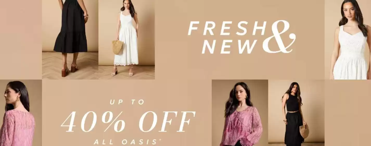 Oasis catalogue | Fresh&New | 2026-03-17T00:00:00.000Z - 2026-03-23T00:00:00.000Z