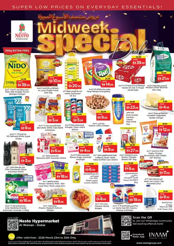 Nesto catalogue | Nesto MIDWEEK SPECIAL DEALS, AL WARSAN | 2026-03-23T00:00:00.000Z - 2026-03-26T00:00:00.000Z