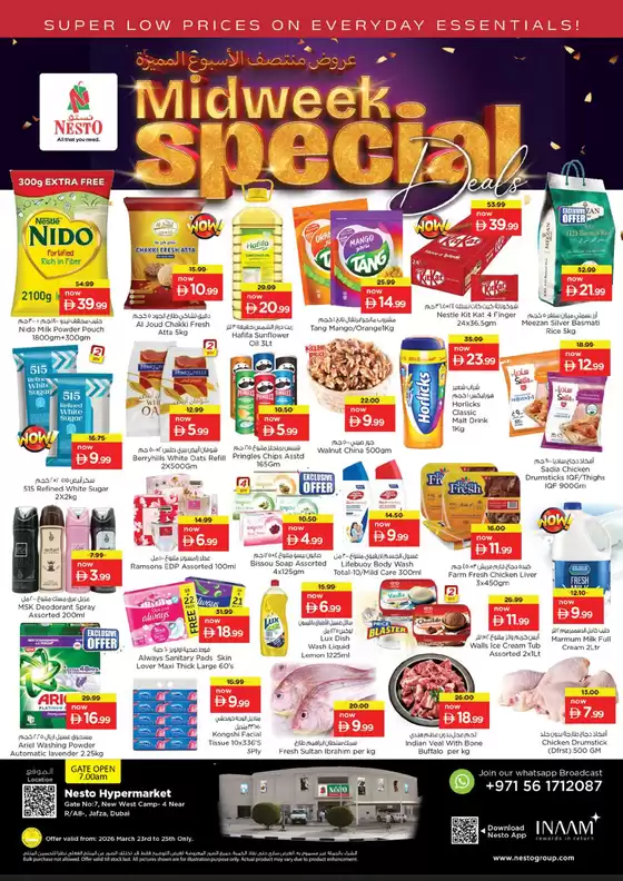 Nesto catalogue | Midweek Special At Nesto Hypermarket Jafza | 2026-03-23T00:00:00.000Z - 2026-03-26T00:00:00.000Z