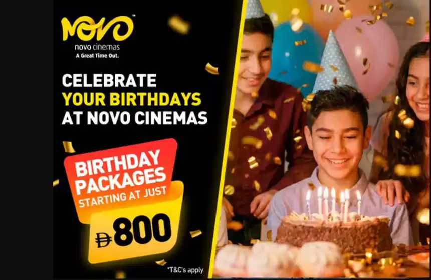 Novo Cinemas catalogue in Sharjah | Celebrate Your Birthdays At Novo Cinemas | 2026-03-24T00:00:00.000Z - 2026-03-31T00:00:00.000Z