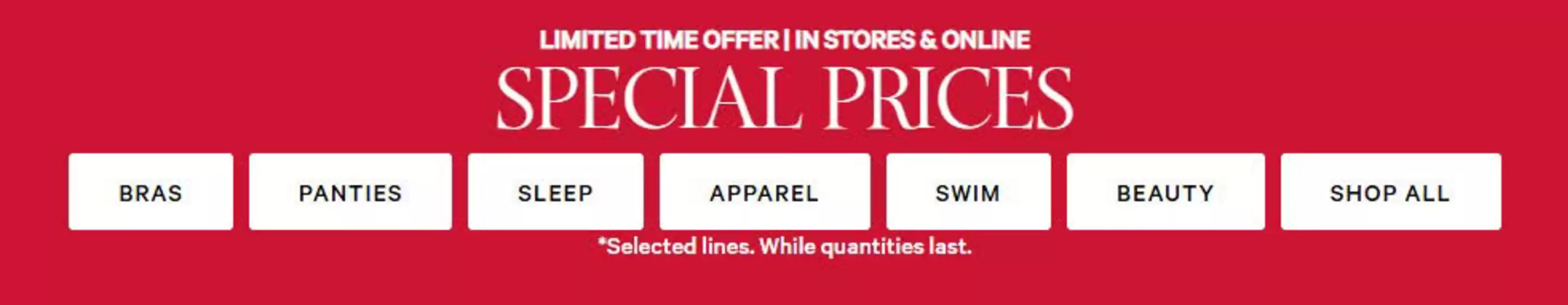 Victoria's Secret catalogue | Special Prices! | 2026-03-25T00:00:00.000Z - 2026-03-31T00:00:00.000Z