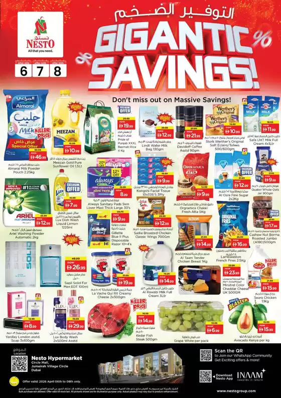 Nesto catalogue | Nesto GIGANTIC SAVINGS, JVC | 2026-04-06T00:00:00.000Z - 2026-04-09T00:00:00.000Z