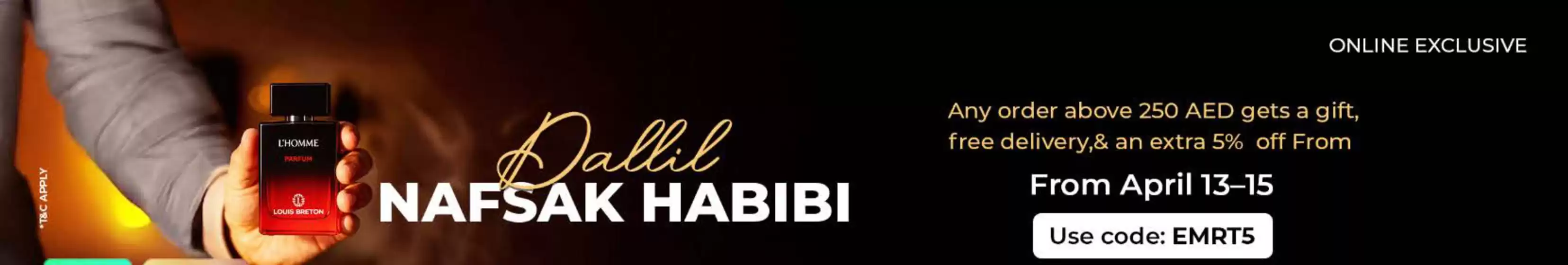 V Perfumes catalogue in Kalba | Dallil Nafsak Habibi | 2026-04-14T00:00:00.000Z - 2026-04-15T00:00:00.000Z