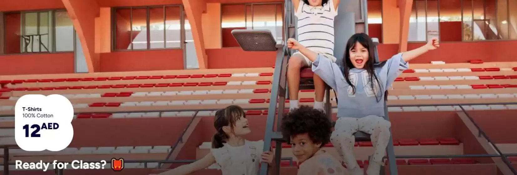 Kiabi catalogue in Al Nahda | T-shirts 100% Cotton 12 AED Ready For Class? | 2026-04-17T00:00:00.000Z - 2026-04-22T00:00:00.000Z