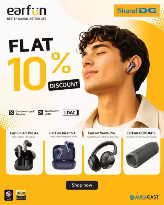 Sharaf DG catalogue | Enjoy A Flat 10% Discount | 2026-04-28T00:00:00.000Z - 2026-05-06T00:00:00.000Z