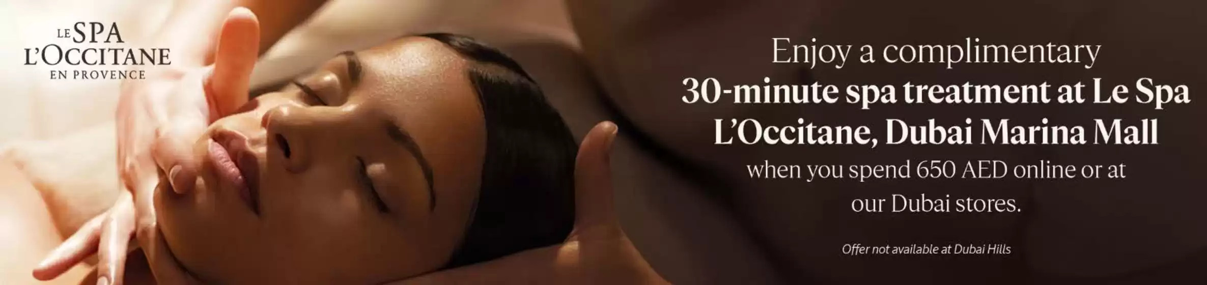 L'Occitane catalogue in Kalba | Enjoy A Complimentary 30-minute SPA Treatment At Le SPA L'occitane | 2026-05-14T00:00:00.000Z - 2026-05-21T00:00:00.000Z