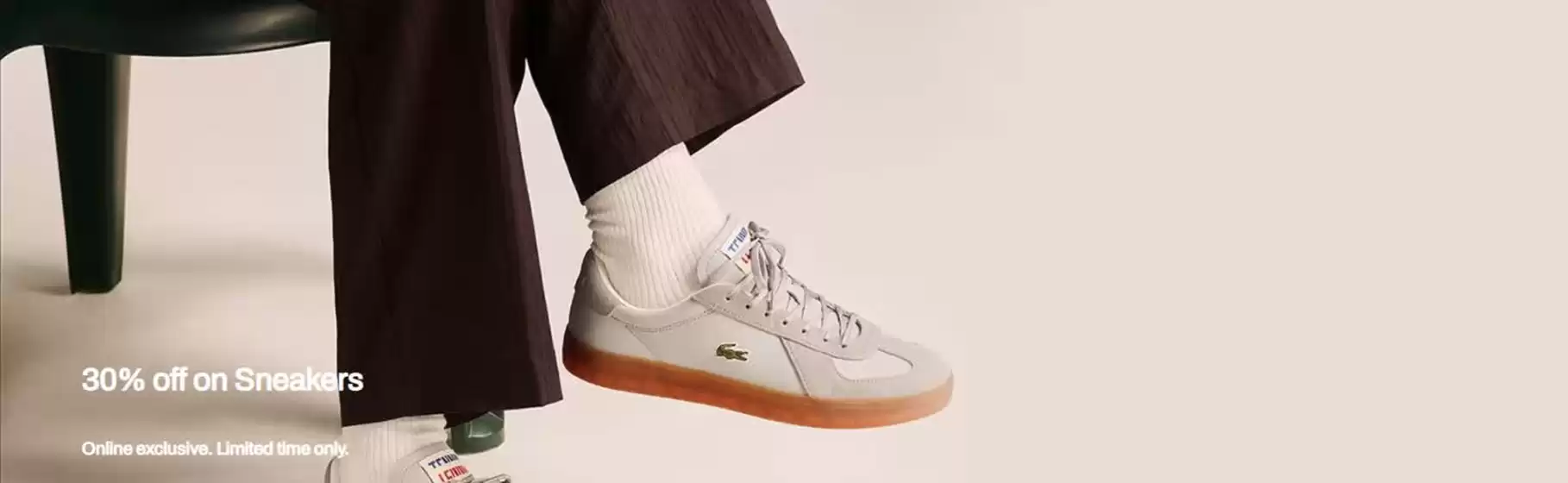Lacoste catalogue in Kalba | 30% off on Sneakers | 2026-05-14T00:00:00.000Z - 2026-05-21T00:00:00.000Z