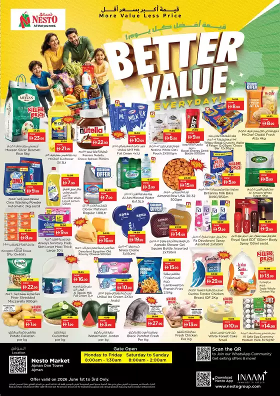 Nesto catalogue | BETTER VALUE DEALS NESTO AJF | 2026-06-01T00:00:00.000Z - 2026-06-04T00:00:00.000Z