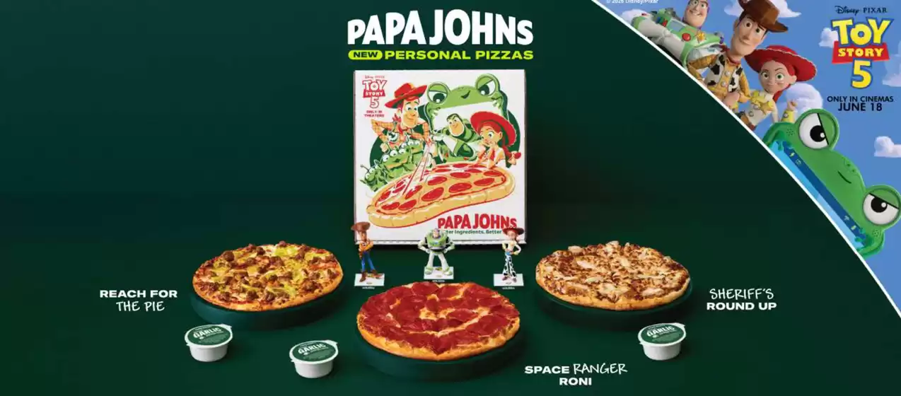 Papa John's catalogue in Dubai | Papa Johns New Personal Pizzas | 2026-06-03T00:00:00.000Z - 2026-08-17T00:00:00.000Z