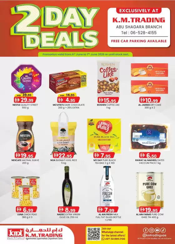 KM Trading catalogue | 2-Days Deals - Abu Shagara | 2026-06-06T00:00:00.000Z - 2026-06-07T00:00:00.000Z