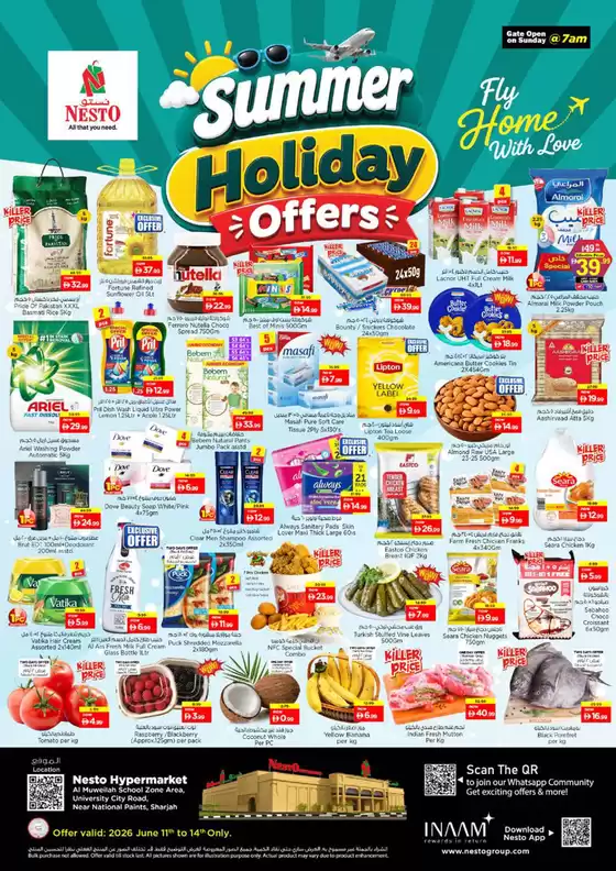 Nesto catalogue in Sila | SUMMER HOLIDAY OFFERS NESTO MUWEILAH SHARJAH | 2026-06-11T00:00:00.000Z - 2026-06-15T00:00:00.000Z