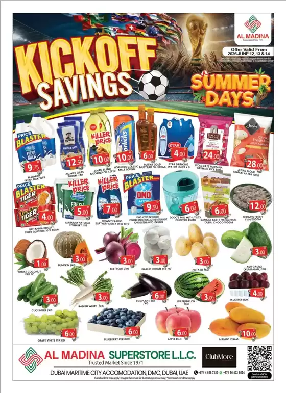 Al Madina catalogue in Dubai | New offers to discover | 2026-06-13T00:00:00.000Z - 2026-06-14T00:00:00.000Z