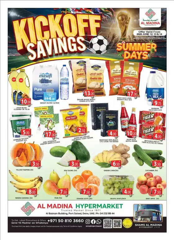 Al Madina catalogue in Dubai | Great offer for all customers | 2026-06-14T00:00:00.000Z - 2026-06-14T00:00:00.000Z