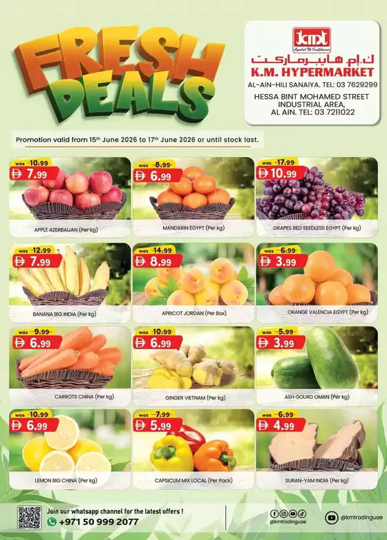 KM Trading catalogue | Fresh Deals - Al Ain | 2026-06-15T00:00:00.000Z - 2026-06-17T00:00:00.000Z
