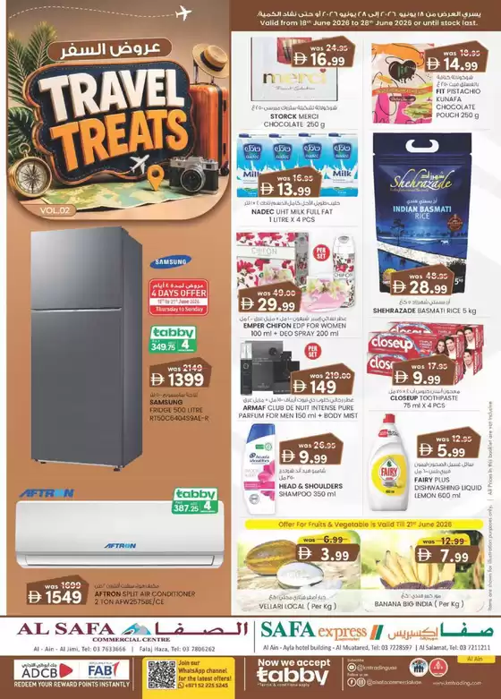 KM Trading catalogue in Al Ain | Travel Treats - Al Safa & Safa Express, Al Ain | 2026-06-18T00:00:00.000Z - 2026-06-28T00:00:00.000Z