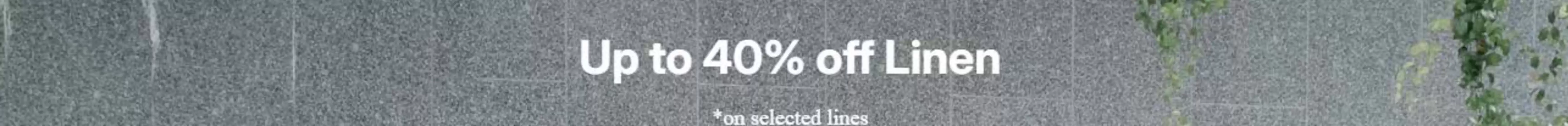 MUJI catalogue | Up to 40% off Linen | 2026-06-18T00:00:00.000Z - 2026-07-29T00:00:00.000Z