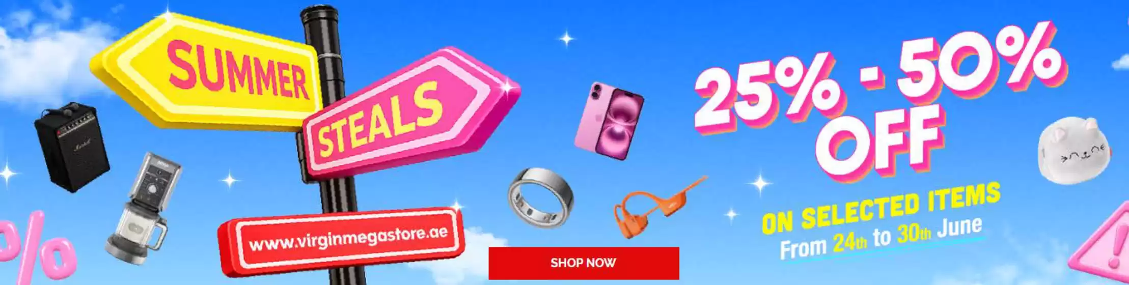 Virgin Megastore catalogue | Summer Steals | 2026-06-24T00:00:00.000Z - 2026-06-30T00:00:00.000Z