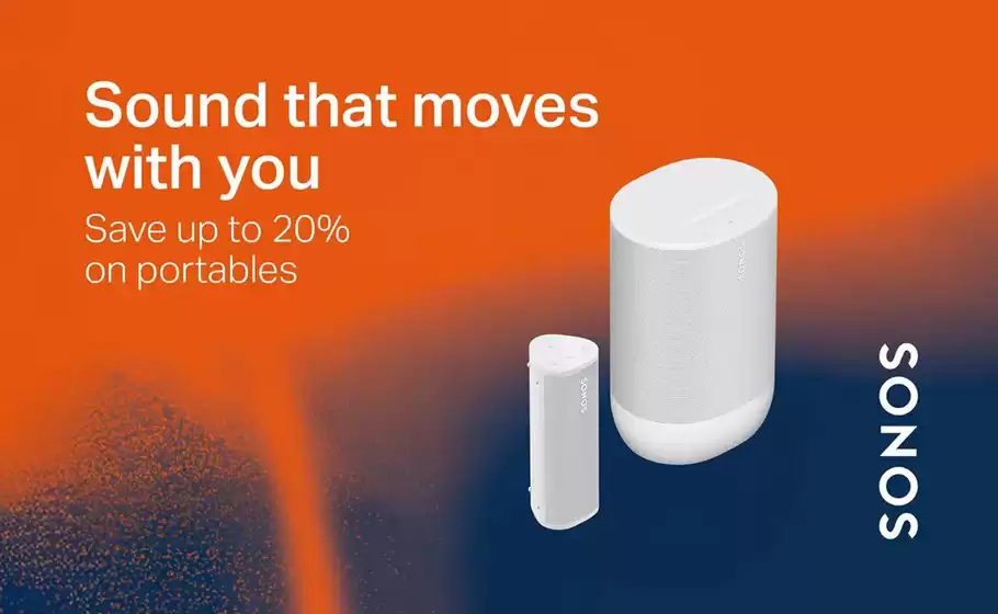Virgin Megastore catalogue | Sound That Moves With You Save Up To 20% On Portables | 2026-06-24T00:00:00.000Z - 2026-06-30T00:00:00.000Z