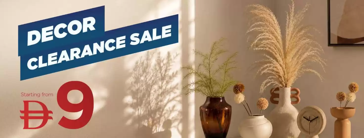 Royal Furniture catalogue | Decor Clearance Sale Starting From Drh 9 | 2026-07-03T00:00:00.000Z - 2026-07-10T00:00:00.000Z