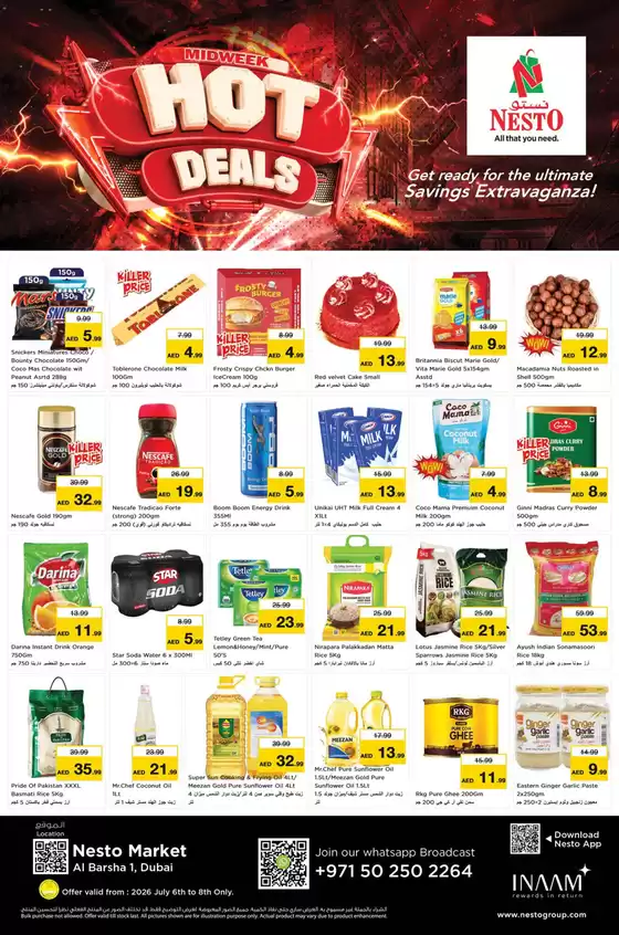 Nesto catalogue in Sharjah | Top deals for all customers | 2026-07-06T00:00:00.000Z - 2026-07-08T00:00:00.000Z