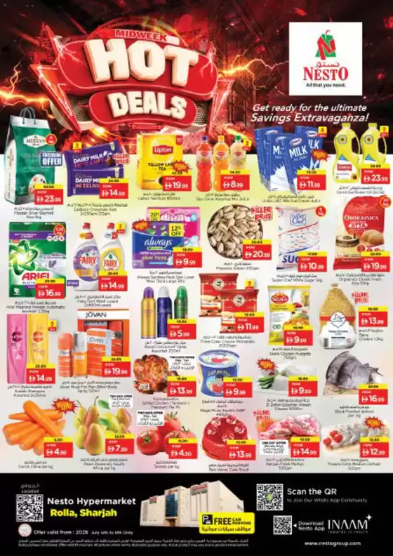 Nesto catalogue in Sharjah | Great offer for all customers | 2026-07-06T00:00:00.000Z - 2026-07-08T00:00:00.000Z
